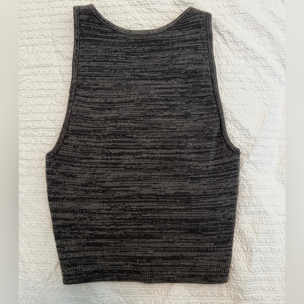 Hollister Gray Sleeveless Knit Tank Top